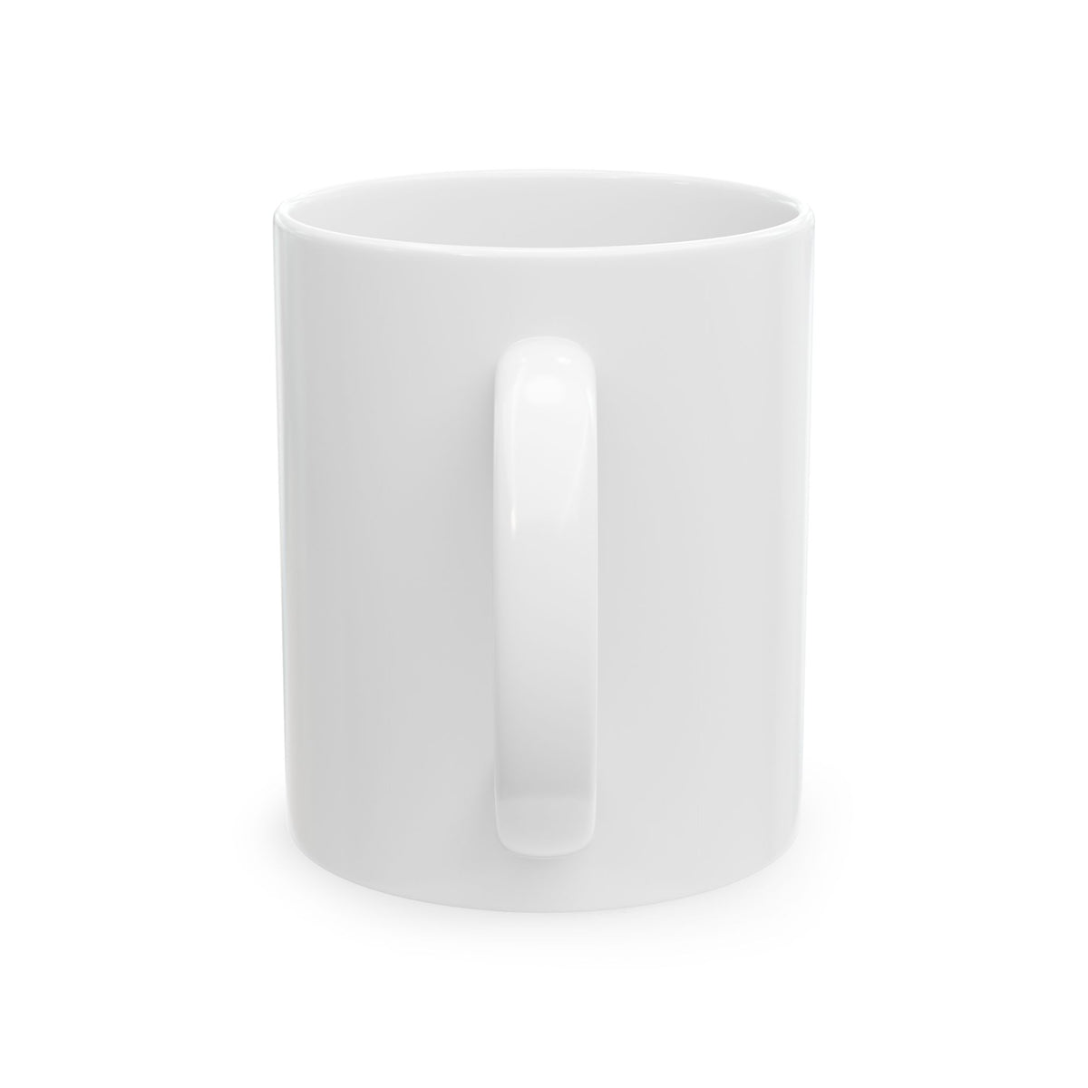 Love Block Ceramic Mug — Minimal Pink LOVE Coffee Cup (11oz, 15oz)